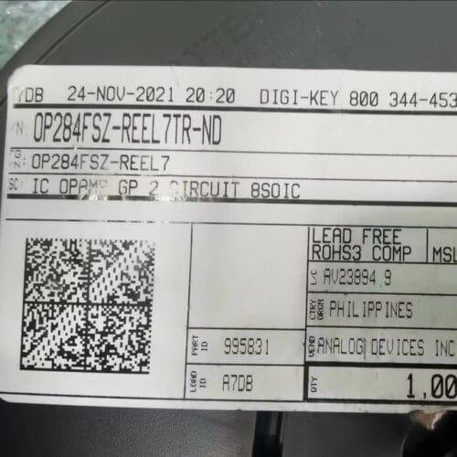 Coincidencia dejpgsta de componentes electrónicos originales Op284fsz-reel7 Soic-8 Original Op284fsz-reel7 Soic-8 Electronic Components Bom List Matching