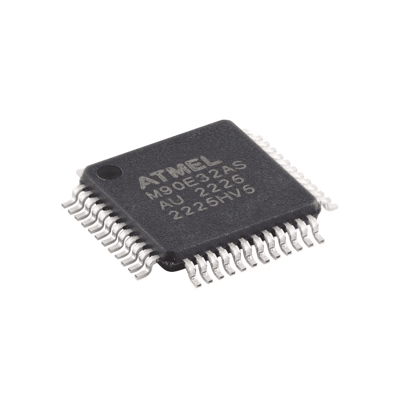 High-performance Integrated Circuit Wide-range Energy Metering Chip Atm90e32as-au-r Tqfp-48 Microcontroller Fpga In Tube Package