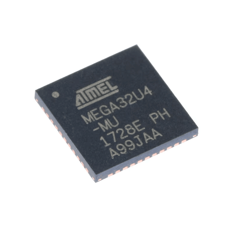 Original Genuine Smd Atmega32u4-mu Qfn-44 8-bit Microcontroller Chip 16mhz