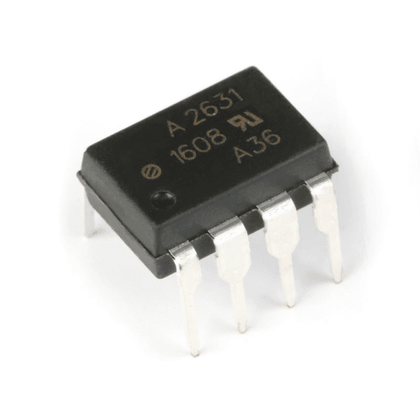Puce optocoupleurpngthentique Hcpl-2631-000e Dip-8, haute vitesse, Compatible Ttl, haute Cmr Original Genuine Hcpl-2631-000e Dip-8 High Cmr High Speed Ttl Compatible Optocoupler Chip