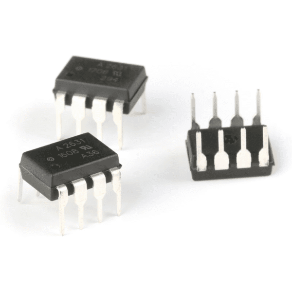 Puce optocoupleurpngthentique Hcpl-2631-000e Dip-8, haute vitesse, Compatible Ttl, haute Cmr Original Genuine Hcpl-2631-000e Dip-8 High Cmr High Speed Ttl Compatible Optocoupler Chip
