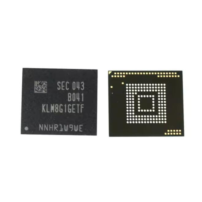 KLM8G1GETF-B041 Полупроводниковая ИС памяти EMMC KLM8G1GETF KLM8G1GETF-B041 Semiconductors Memory IC EMMC KLM8G1GETF